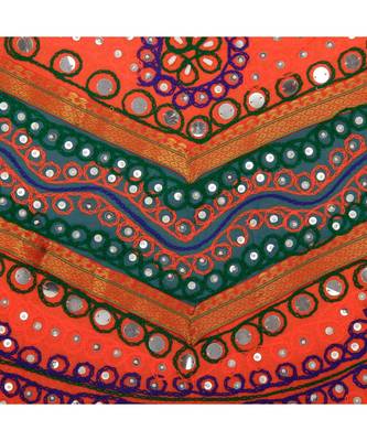 Orange/Blue Girls Chaniya Choli 3