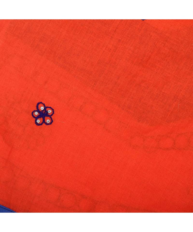 Orange/Royal Blue Girls Chaniya Choli