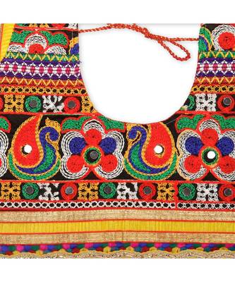 Yellow Bandhani Print Chaniya Choli 5