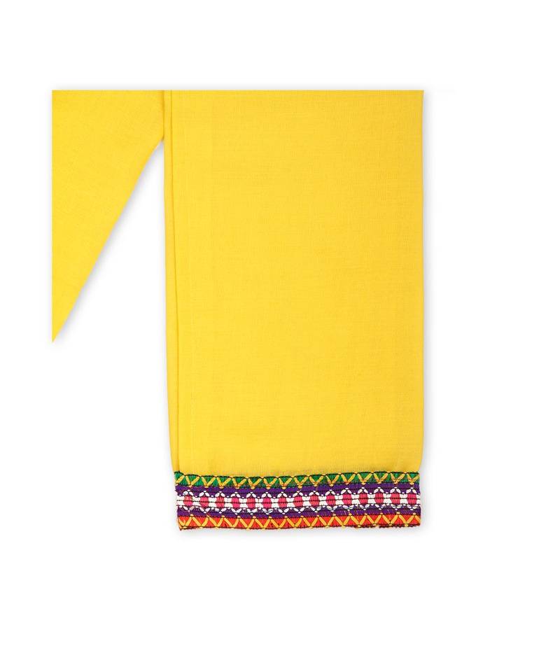 Yellow Bandhani Print Chaniya Choli