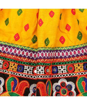 Yellow Bandhani Print Chaniya Choli 3