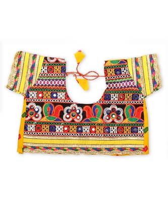 Yellow Bandhani Print Chaniya Choli 4