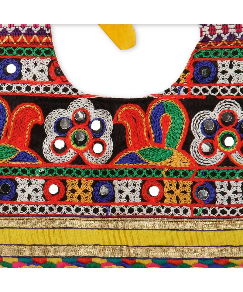 Yellow Bandhani Print Chaniya Choli