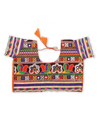 Orange Bandhani Print Chaniya Choli 6