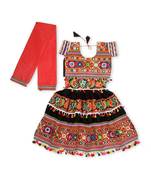 Black Kutchi Embroidery Chaniya Choli