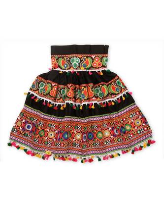 Black Kutchi Embroidery Chaniya Choli 2