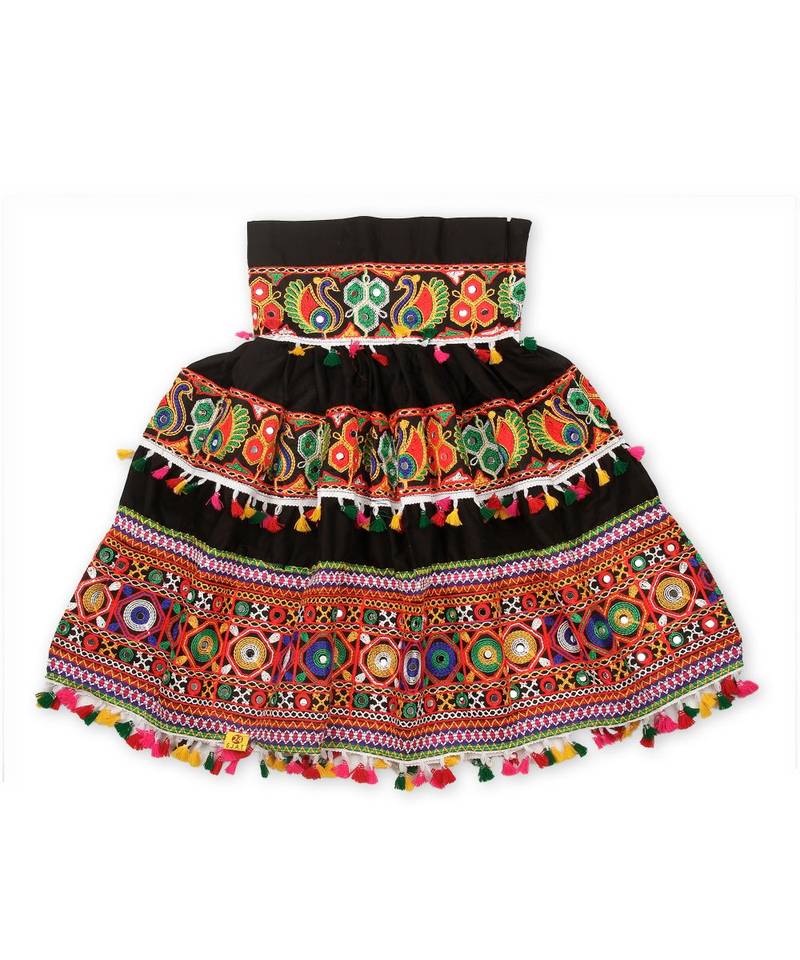 Black Kutchi Embroidery Chaniya Choli