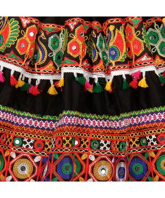Black Kutchi Embroidery Chaniya Choli 3