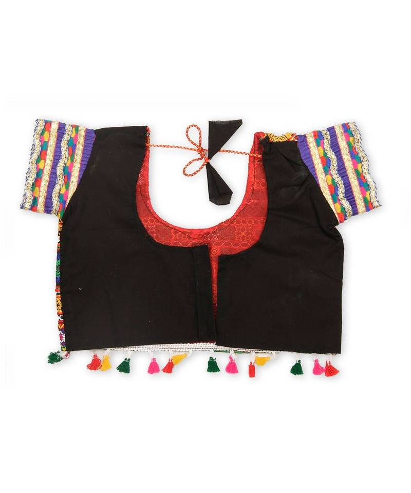 Black Kutchi Embroidery Chaniya Choli