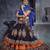 Orange Japanese Cotton Full Lere Lehenga