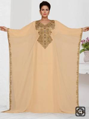 Dubai Kaftan Women Dress Long Gown Farasha Morocco Wear 1