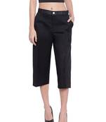 Women's Fashionable Stylish Black Trousers