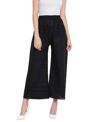 Women's Fashionable Stylish Black Trousers 1