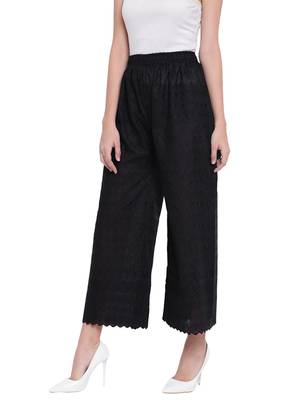 Women's Fashionable Stylish Black Trousers 3