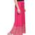 Magenta Women's Kalidar Silk Palazzo Trouser