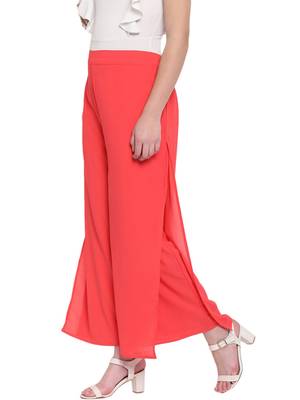 Crimson Women's Layered Palazzo Trouser 3