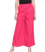 Magenta Women's Layered Palazzo Trouser