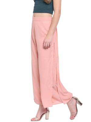 Peach Women's Layered Palazzo Trouser 3
