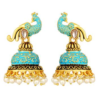 Gold earrings 1