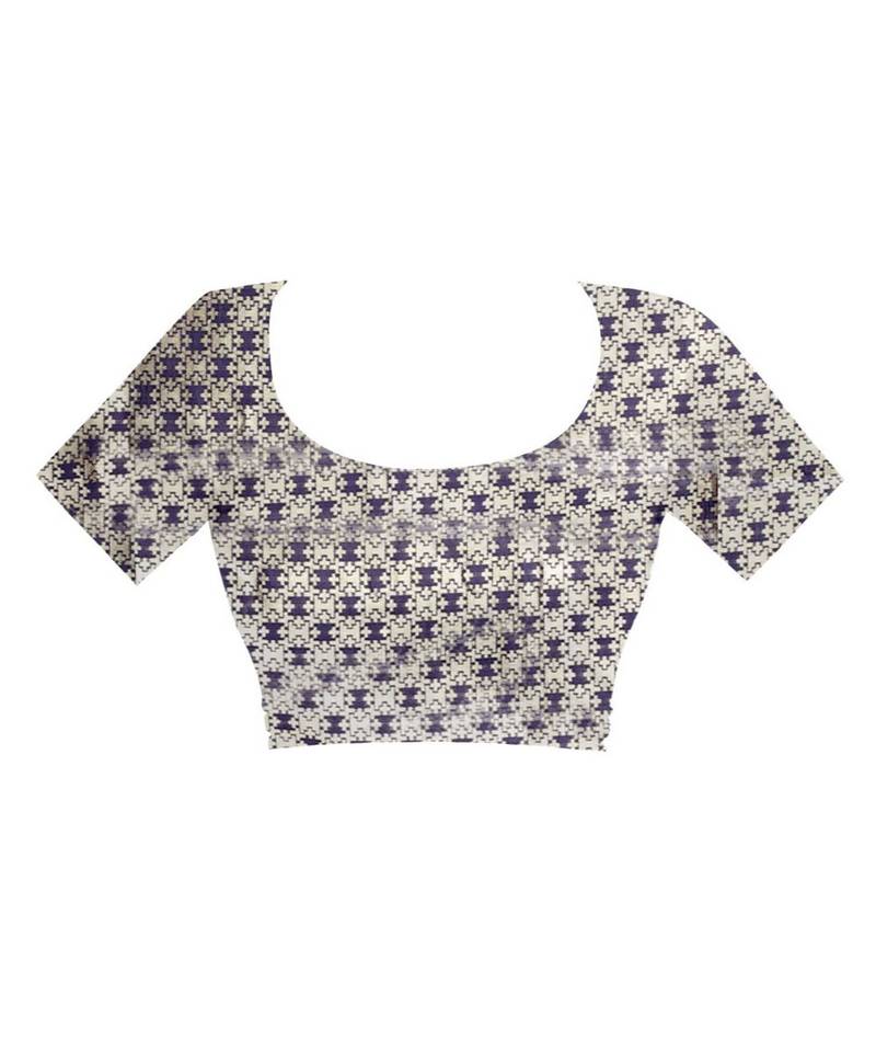 Maroon woven banarasi saree with blouse