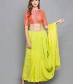 Pink Tafetta readymade blouse