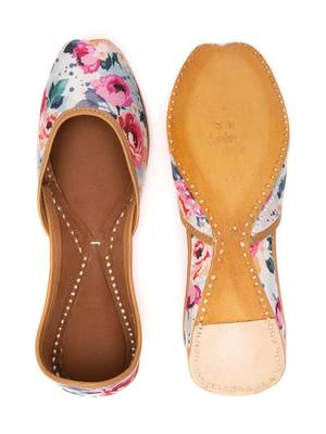Women's Dalenna Windflower Juttis  Genuine Leather Juttis  2