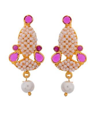 Traditional Rajasthani Pearl Beautiful Delicate Pendant Set 2