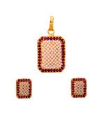 Traditional Rajasthani Pearl Beautiful Delicate Pendant Set