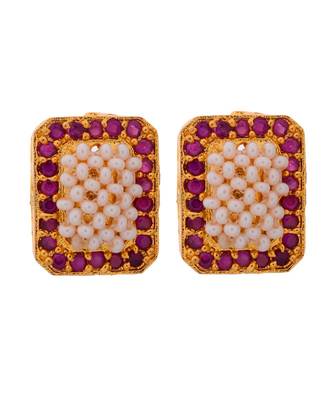 Traditional Rajasthani Pearl Beautiful Delicate Pendant Set 2