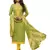 Light-Green Embroidered Silk Blend Salwar