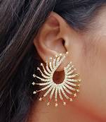 Gold earrings