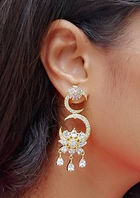 Gold earrings 1