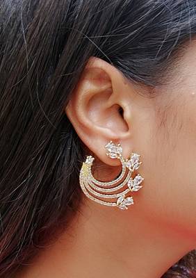 Gold earrings 1