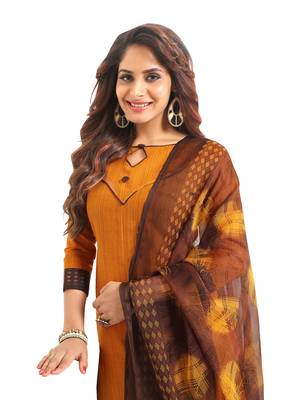 Yellow Printed Crepe Salwar 3