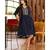 Navy Blue Moroccan Style Dress