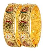 Gold bangles-and-bracelets