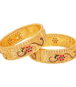 Gold bangles-and-bracelets