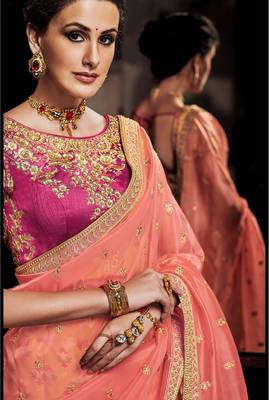 Yellow Embroidery Brocade Lehenga 2