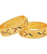 Gold bangles-and-bracelets