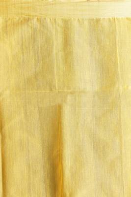 Pastel Yellow Handloom With Zari 3