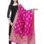 Pink Poly Silk Banarasi Womens Dupatta