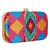 Hyperbole Embroidered Clutch Pink & Multicolour