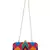 Hyperbole Embroidered Clutch Pink & Multicolour