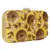Adorn Embroidered & Embelished Party Clutch Yellow & Gold