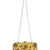 Adorn Embroidered & Embelished Party Clutch Yellow & Gold