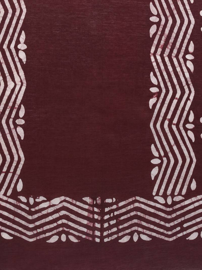Magenta Poly Cotton Printed Womens Dupatta