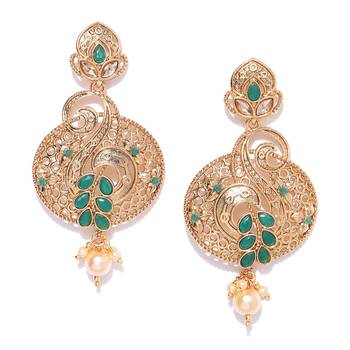Gold earrings 1