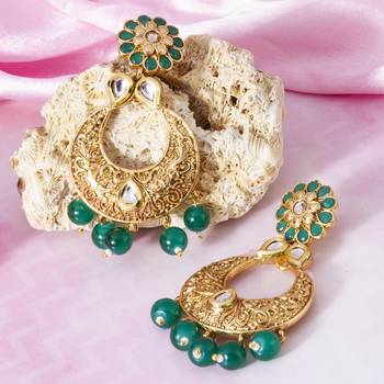 Gold earrings 2