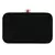 Loom Cotton Fabric Printed Clutch Black & Pink