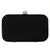 Loom Cotton Fabric Printed Clutch Black & Orange